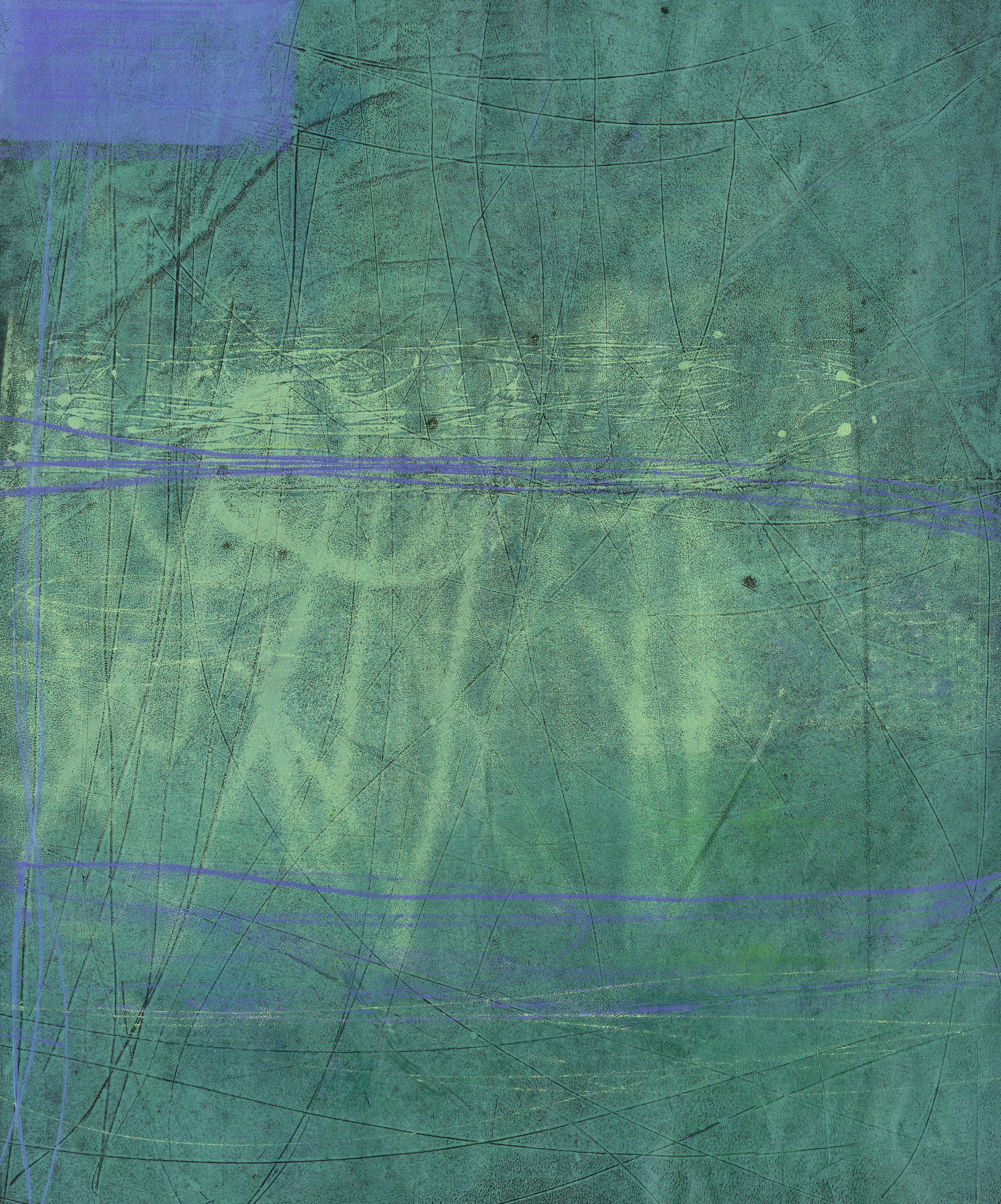 [Abstract with Green & Purple]